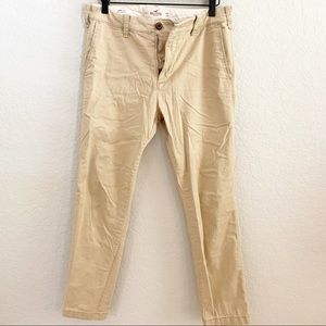 Men’s Hollister Skinny Chino Khaki Epic Flex